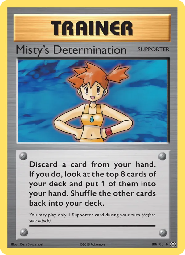 Misty's Determination card image