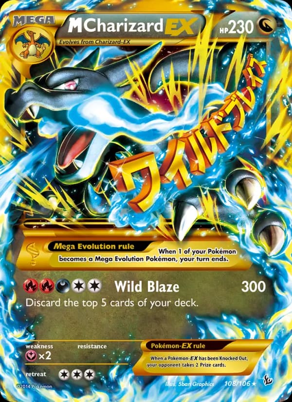 M Charizard EX card image