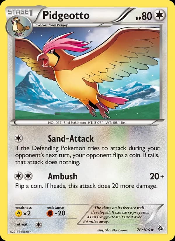 Pidgeotto card image