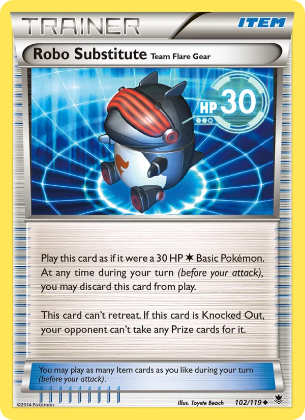 Robo Substitute Team Flare Gear card image
