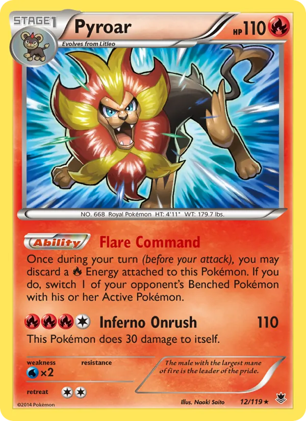 Pyroar card image