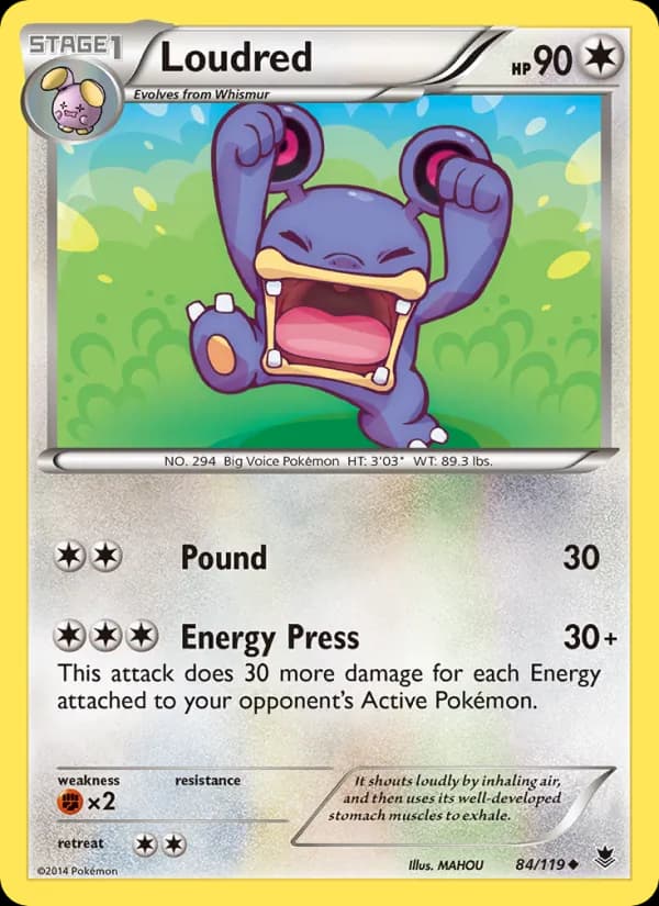 Loudred card image
