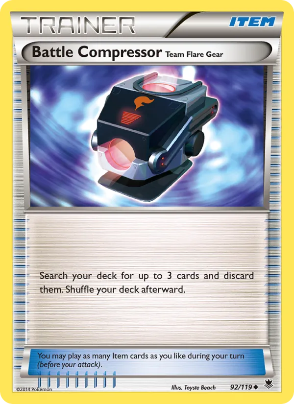 Battle Compressor Team Flare Gear card image