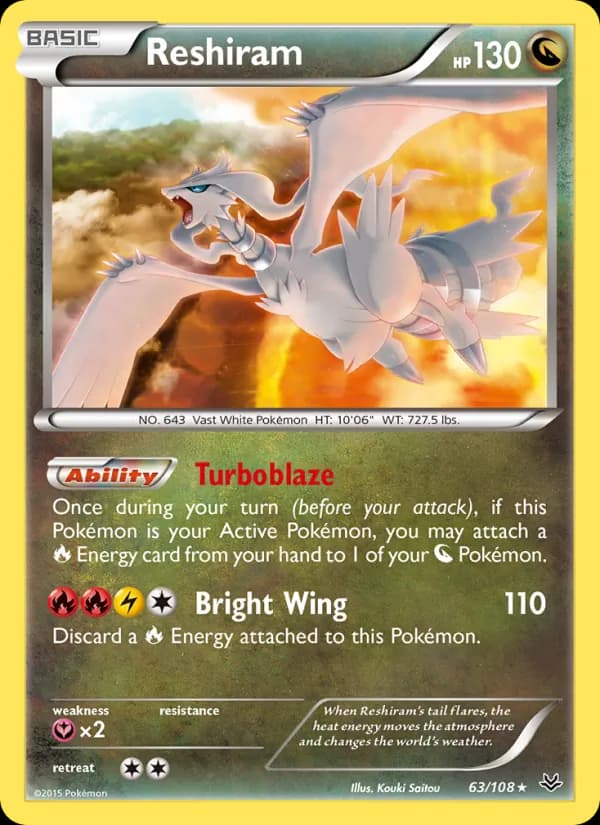 Reshiram card image