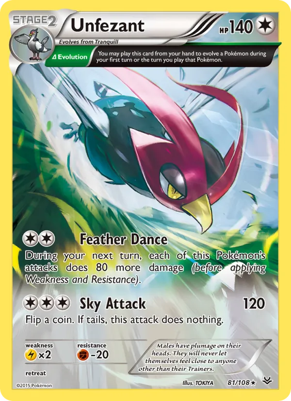 Unfezant card image