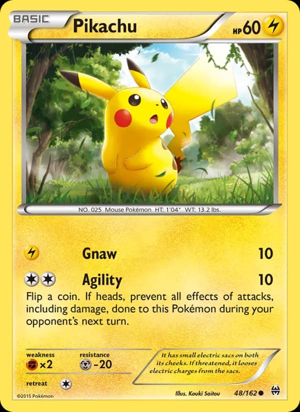 Pikachu card image