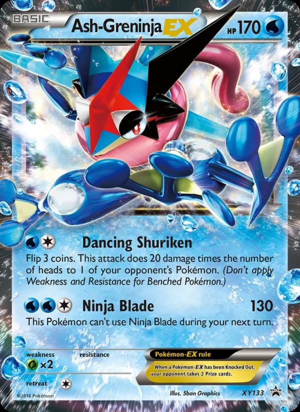 Ash Greninja EX card image