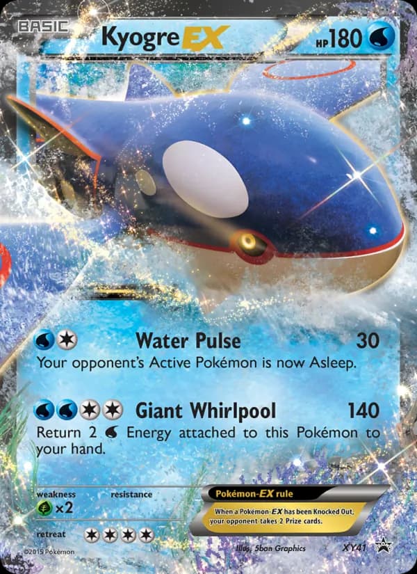 Kyogre EX card image