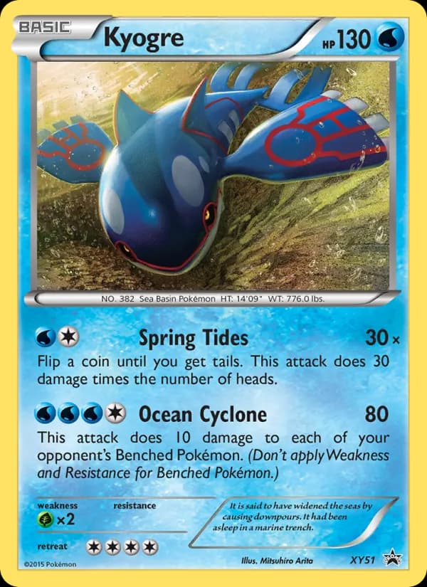 Kyogre card image