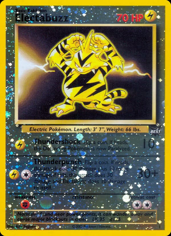 Electabuzz card image