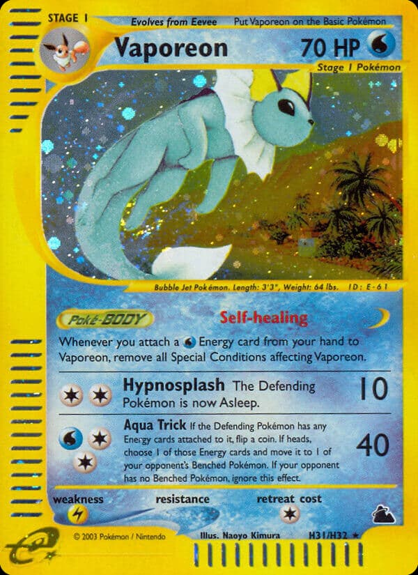Vaporeon card image