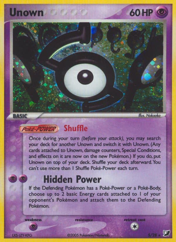 Unown card image