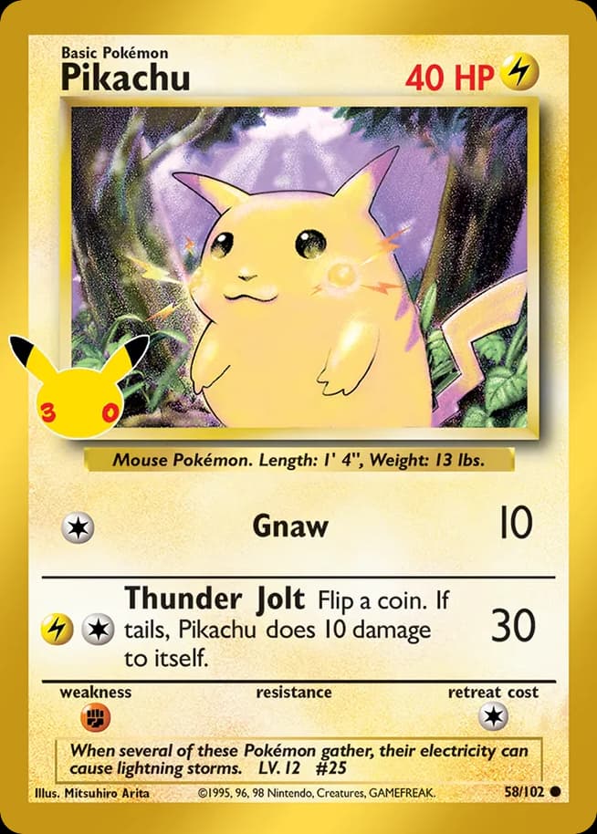 Pikachu card image