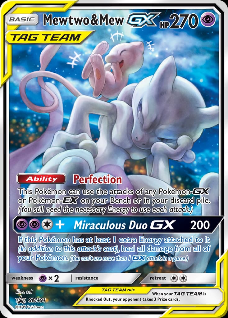 Mewtwo & Mew GX card image