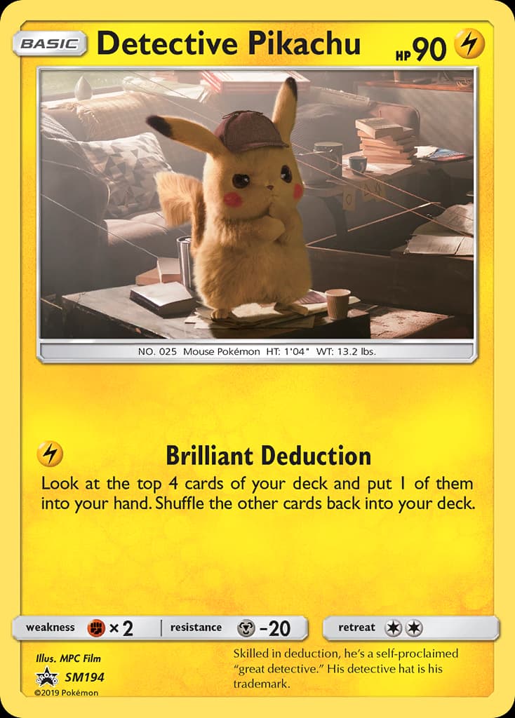 Detective Pikachu card image