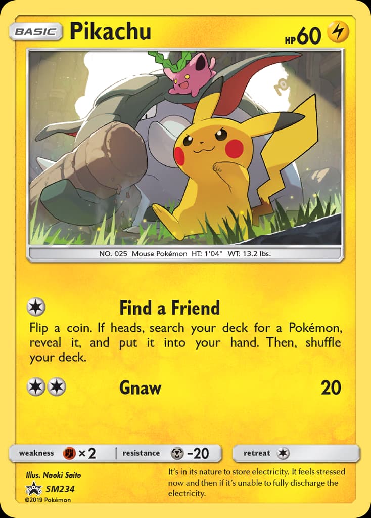 Pikachu card image