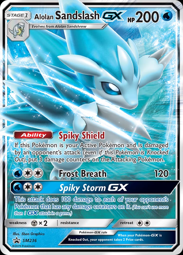 Alolan Sandslash GX card image