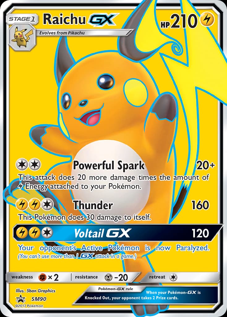 Raichu GX card image