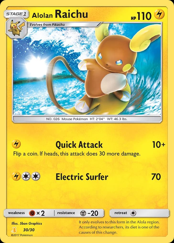 Alolan Raichu card image