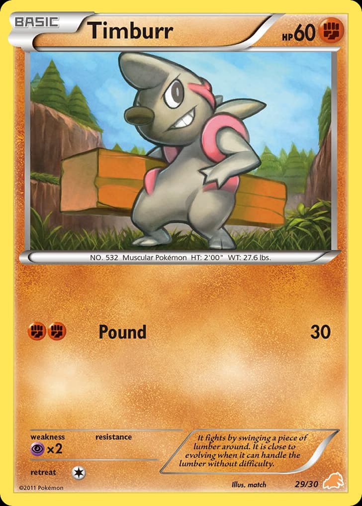 Timburr card image