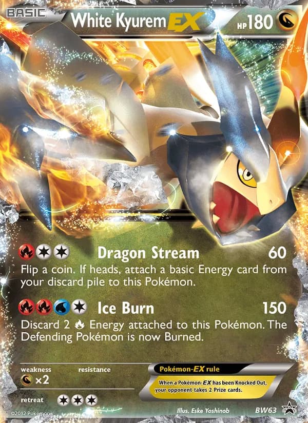 White Kyurem-EX card image