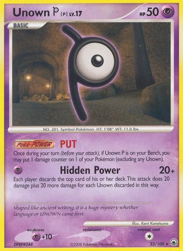 Unown P card image