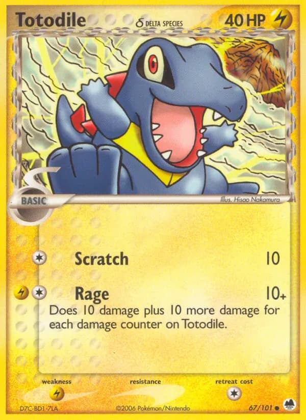 Totodile δ card image