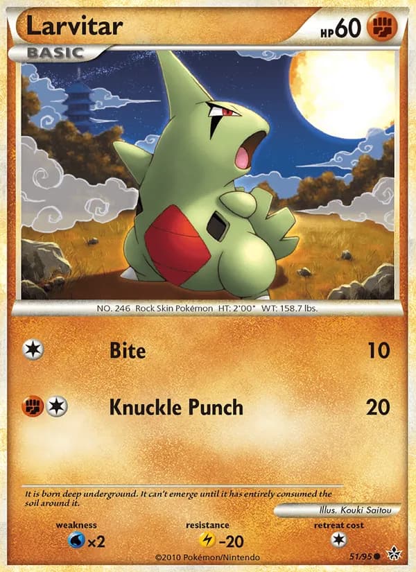 Larvitar card image