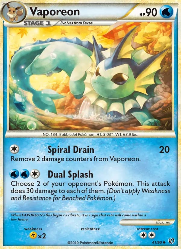Vaporeon card image