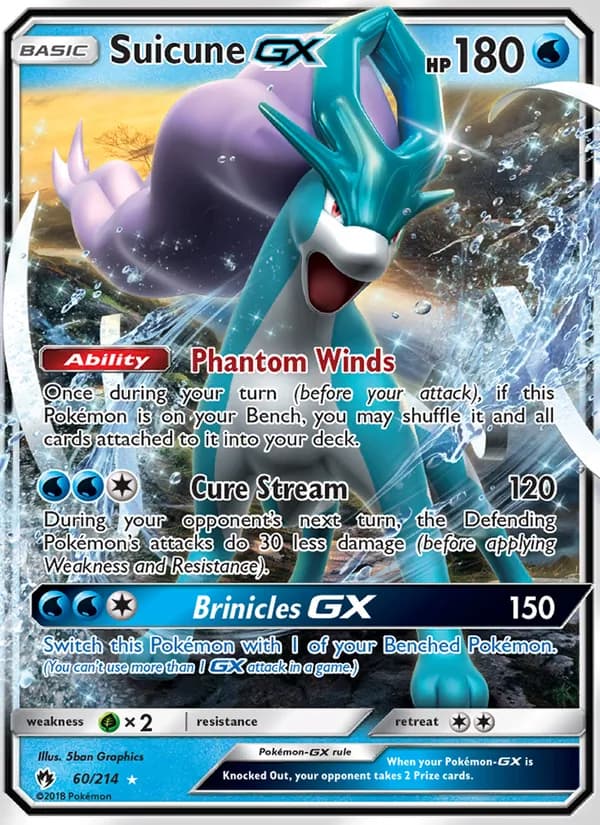 Suicune GX card image