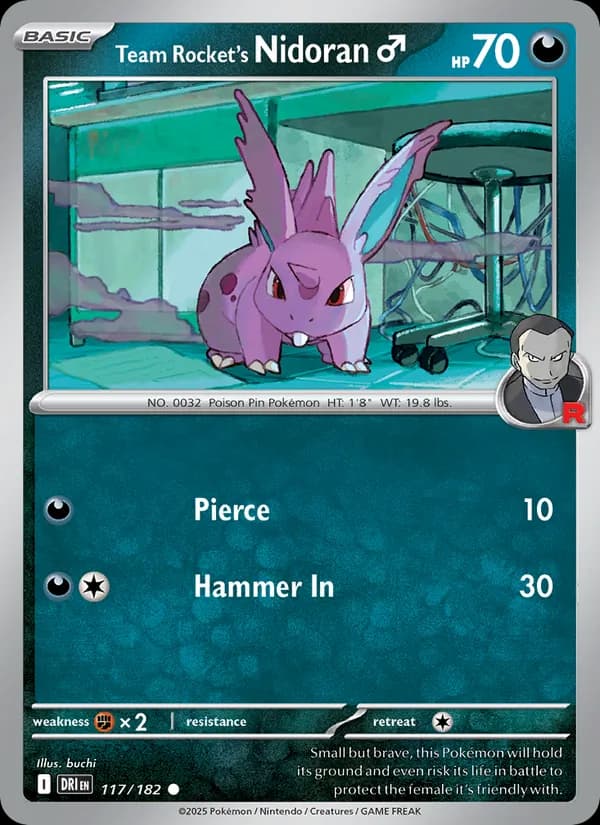 Team Rocket's Nidoran♂ card image