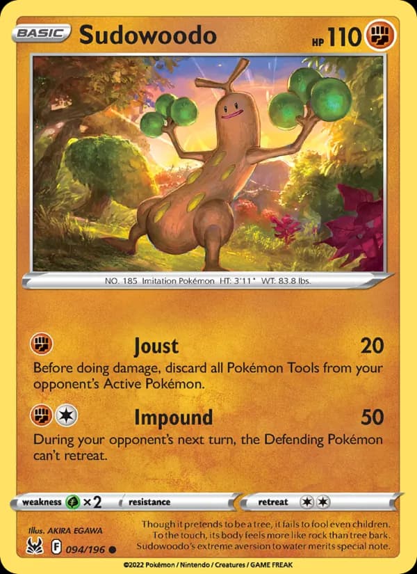 Sudowoodo card image