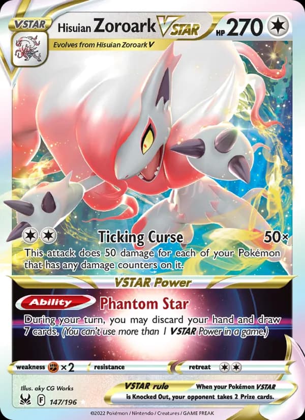 Hisuian Zoroark VSTAR card image