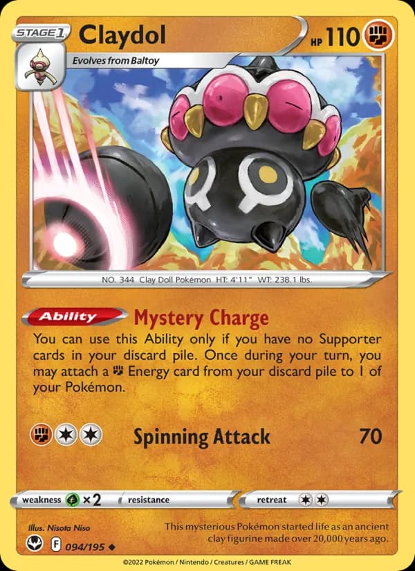 Claydol card image