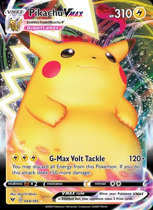 Pikachu VMAX card image