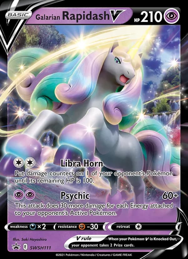 Galarian Rapidash V card image